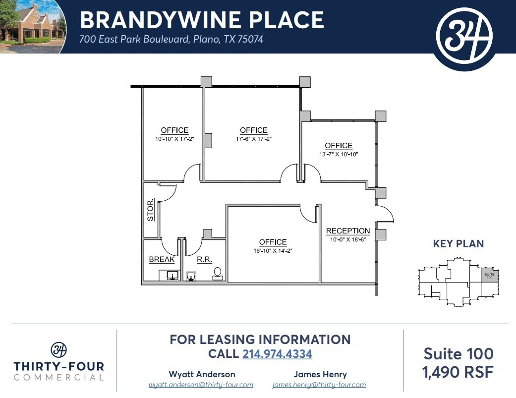 700-730 E Park Blvd, Plano, TX for lease Floor Plan- Image 1 of 1