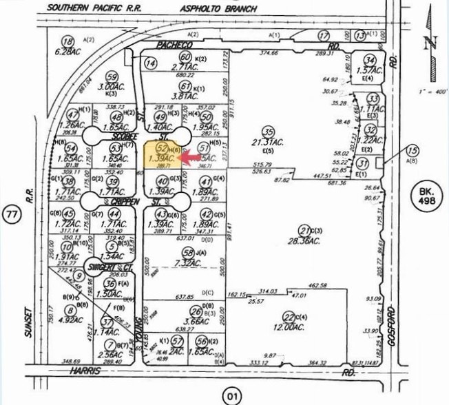 5202 Young St, Bakersfield, CA for sale - Plat Map - Image 3 of 7