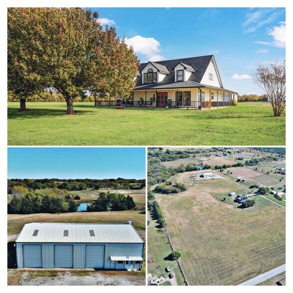 1150 Platter Cutoff Rd, Calera, OK for sale - Aerial - Image 3 of 34