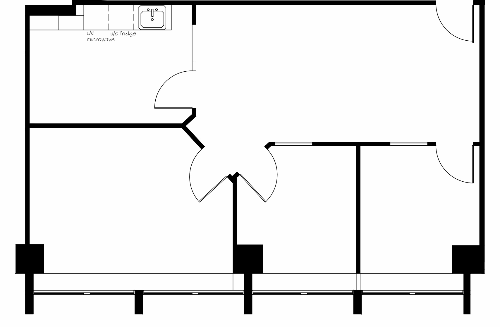 150 Eglinton Ave E, Toronto, ON for lease Floor Plan- Image 1 of 2