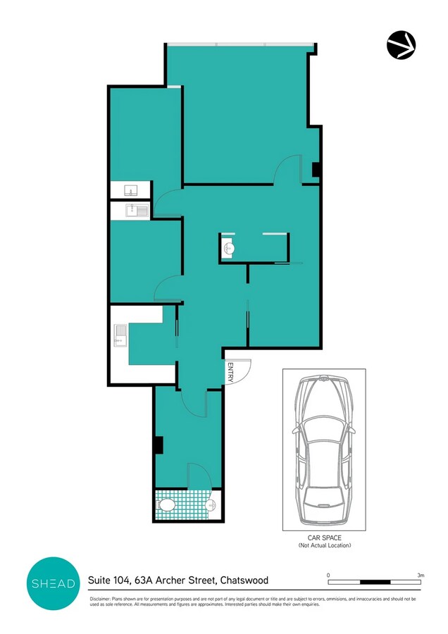 63A Archer St, Chatswood, NSW 2067 - Unité 104 -  - Plan d’étage - Image 1 of 4