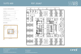 550 W Van Buren St, Chicago, IL for lease Floor Plan- Image 1 of 1