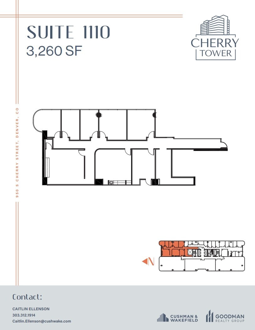 950 S Cherry St, Denver, CO for lease Floor Plan- Image 1 of 1
