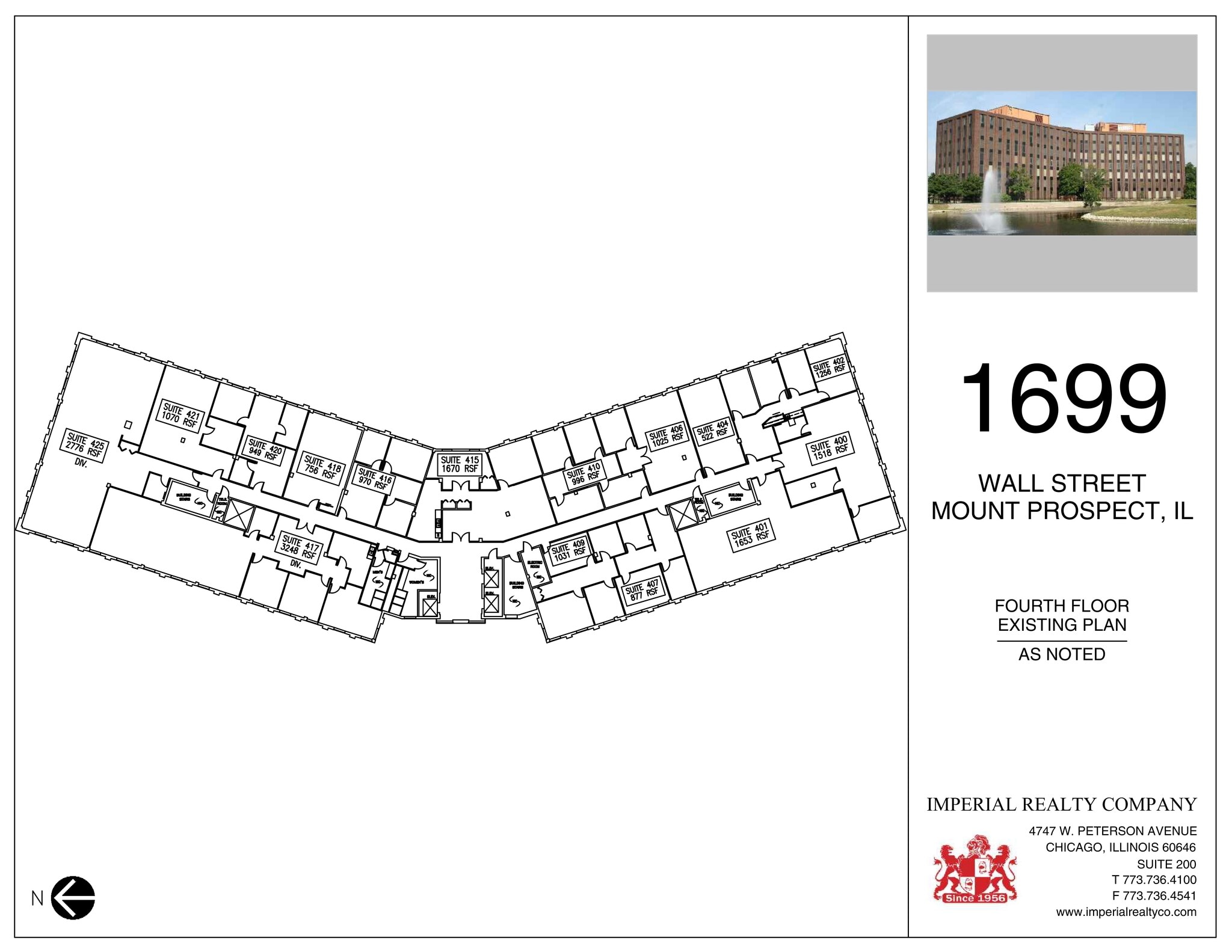 1699 Wall St, Mount Prospect, IL for lease Site Plan- Image 1 of 1
