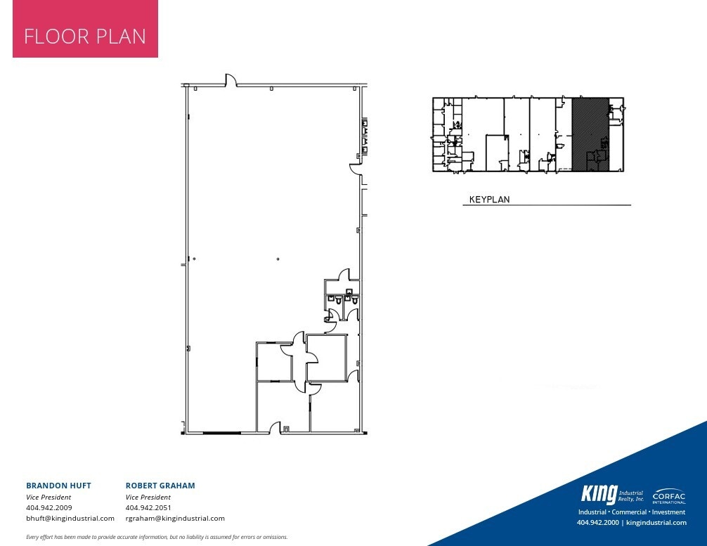 1830 Airport Industrial Park Dr, Marietta, GA à vendre Plan d’étage- Image 1 de 1