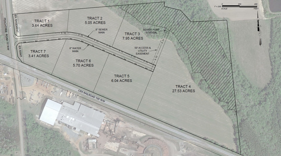 Peachtree Rd, Fitzgerald, GA for sale - Site Plan - Image 1 of 3