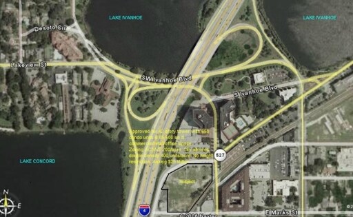 1000 N Orange Ave, Orlando, FL à vendre - Aérien - Image 2 de 7