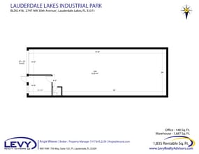 2696 NW 31st Ave, Lauderdale Lakes, FL for lease Floor Plan- Image 2 of 2