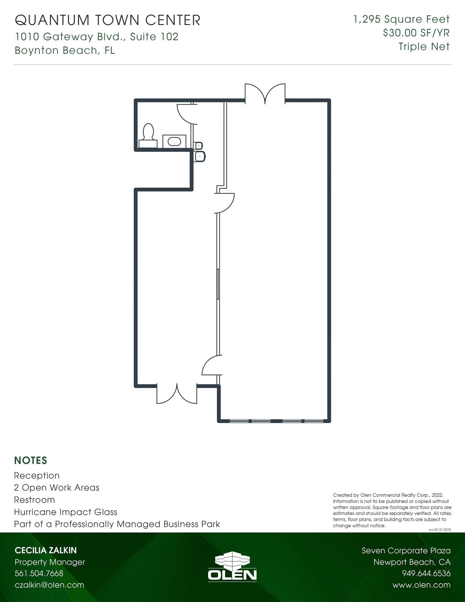 1000-1090 Gateway Blvd, Boynton Beach, FL à louer Photo intérieure- Image 1 de 1