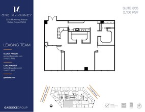 3232 McKinney Ave, Dallas, TX à louer Plan d  tage- Image 1 de 10