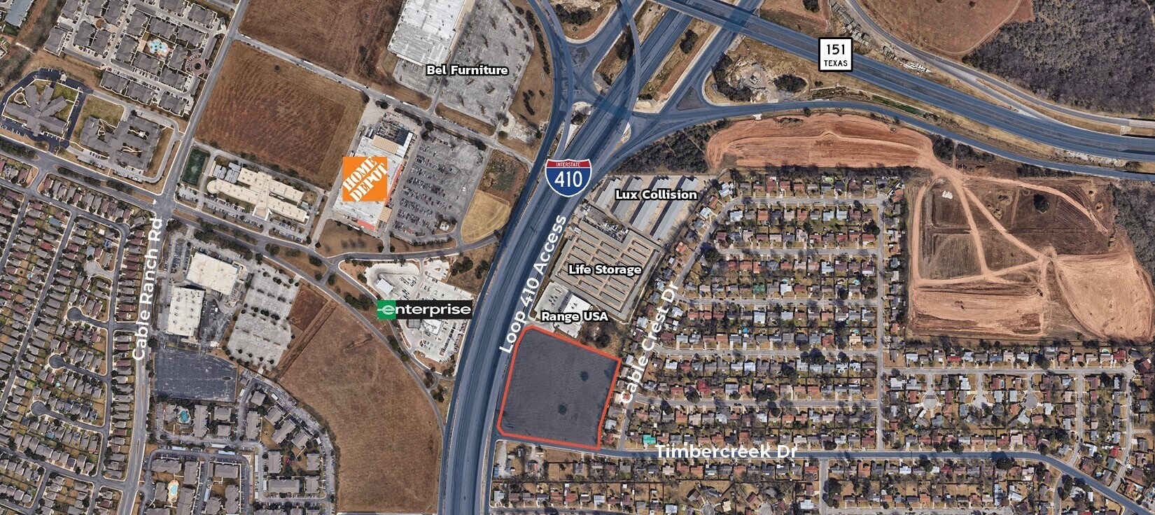 722 SW Loop 410, San Antonio, TX à vendre Aérien- Image 1 de 2