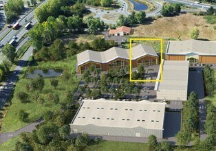 Virsac - Aerial map view