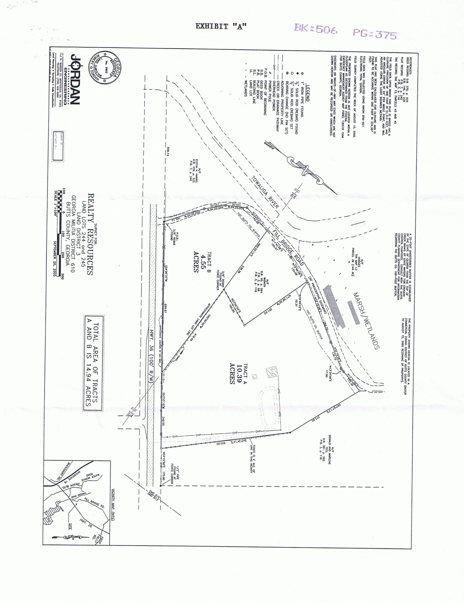 2830 Highway 36, Jackson, GA for sale Plat Map- Image 1 of 1