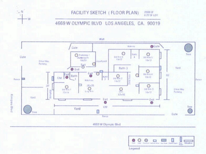 4669 W Olympic Blvd, Los Angeles, CA à vendre - Plan d’étage - Image 2 de 10