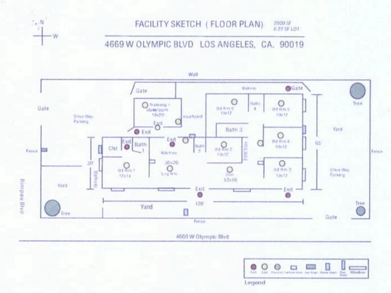 4669 W Olympic Blvd, Los Angeles, CA à vendre - Plan d’étage - Image 2 de 10