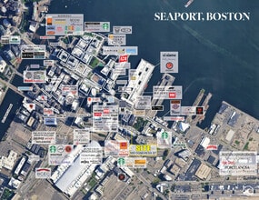 505 Congress St, Boston, MA - Aérien  Vue de la carte