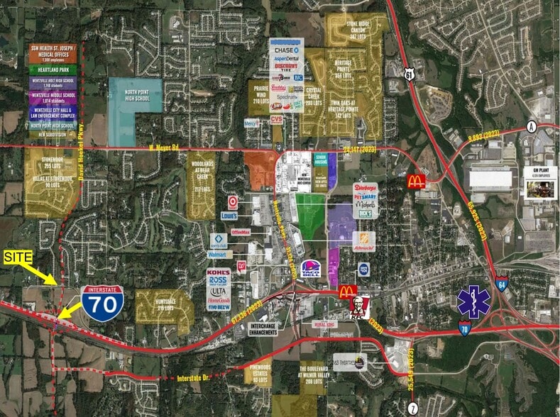 2537 Goodfellow Rd, Wentzville, MO for lease - Site Plan - Image 2 of 2