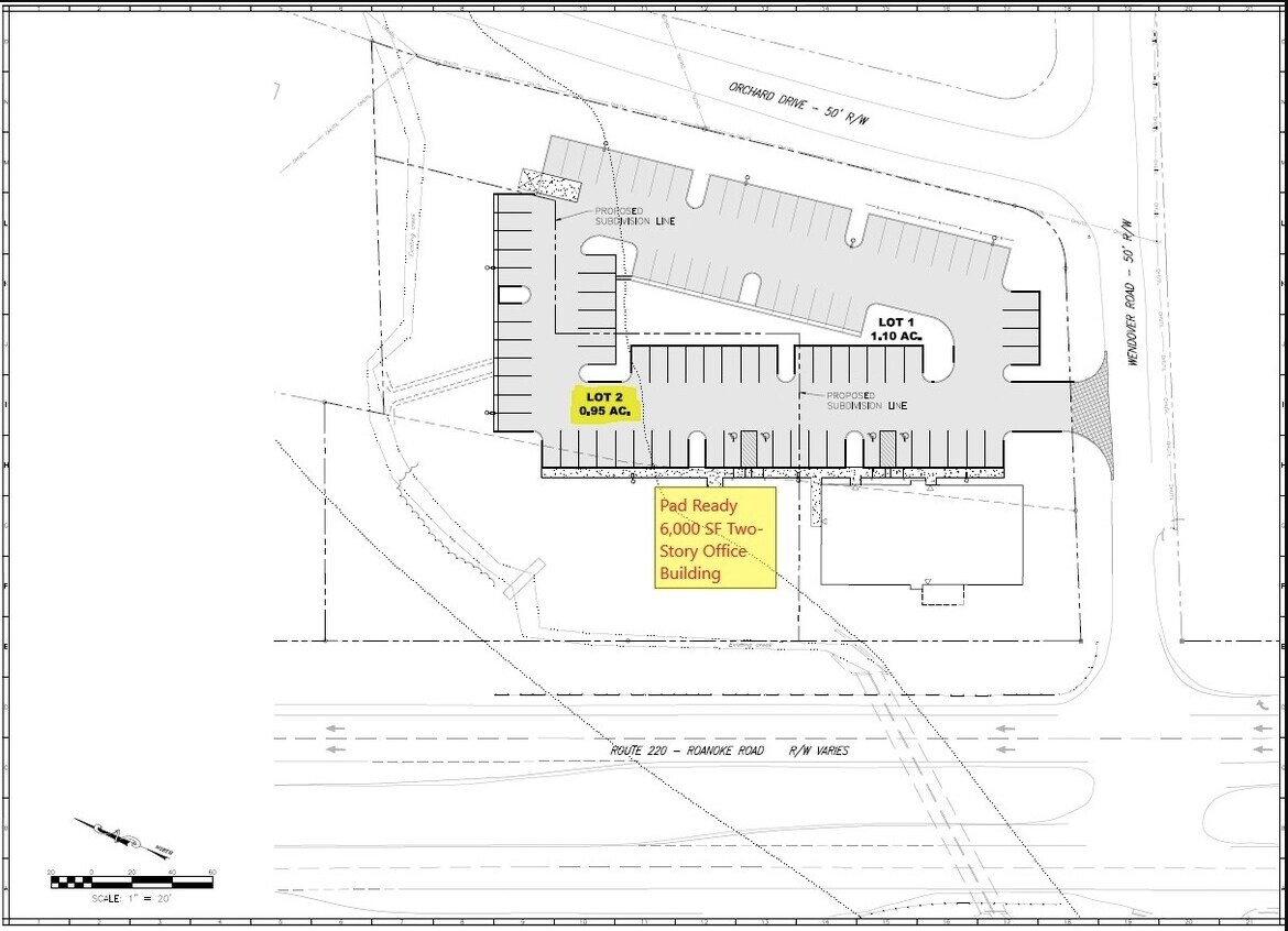11 Wendover Rd, Daleville, VA à vendre Plan de site- Image 1 de 2