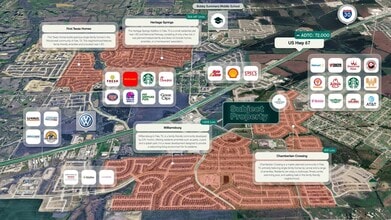 1425 Memorial Parkway, Fate, TX - AERIAL map view
