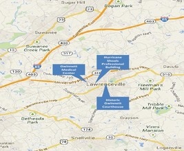 595 Hurricane Shoals Rd, Lawrenceville, GA - AERIAL  map view - Image1