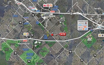 FM 1641, Forney, TX - AÉRIEN  Vue de la carte