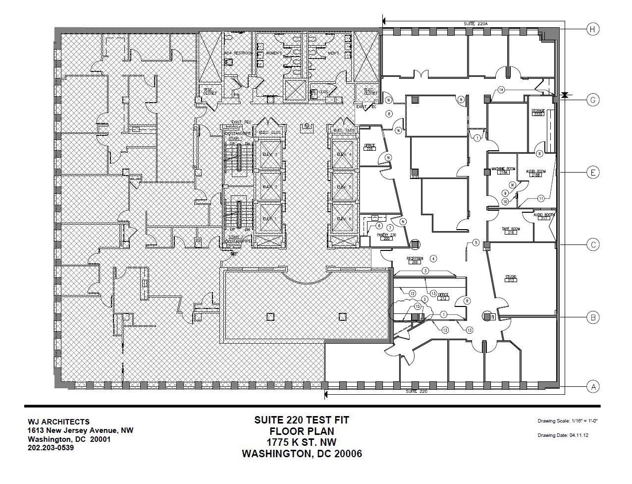 1775 K St NW, Washington, DC for lease Floor Plan- Image 1 of 1
