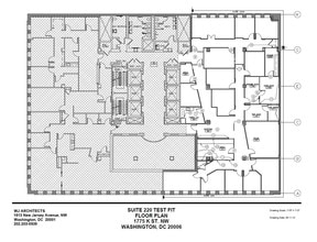 1775 K St NW, Washington, DC for lease Floor Plan- Image 1 of 1