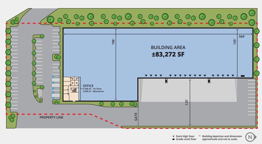 1505 S Willow Ave, Rialto, CA for lease Site Plan- Image 1 of 1