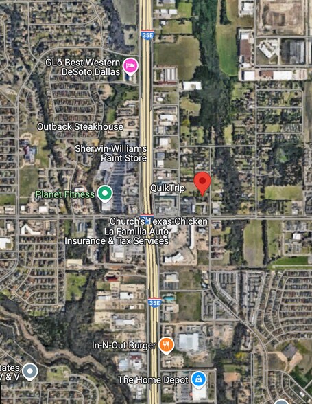 1445 Park Circle Dr, Lancaster, TX à vendre - Aérien - Image 2 de 4