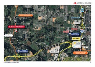 162 Grading Ln, Cave Springs, AR - Aerial map view
