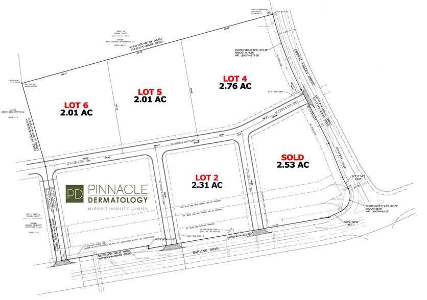 Rahling Road and Chenal Valley Drive, Little Rock, AR à vendre - Plan cadastral - Image 2 de 4