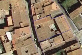 La Jonquera, GER - Aerial  map view
