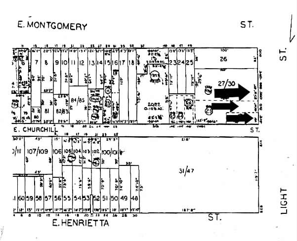 814 Light St, Baltimore, MD à vendre - Plan cadastral - Image 2 de 4