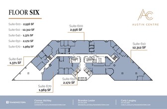 701 Brazos St, Austin, TX for lease Floor Plan- Image 1 of 1