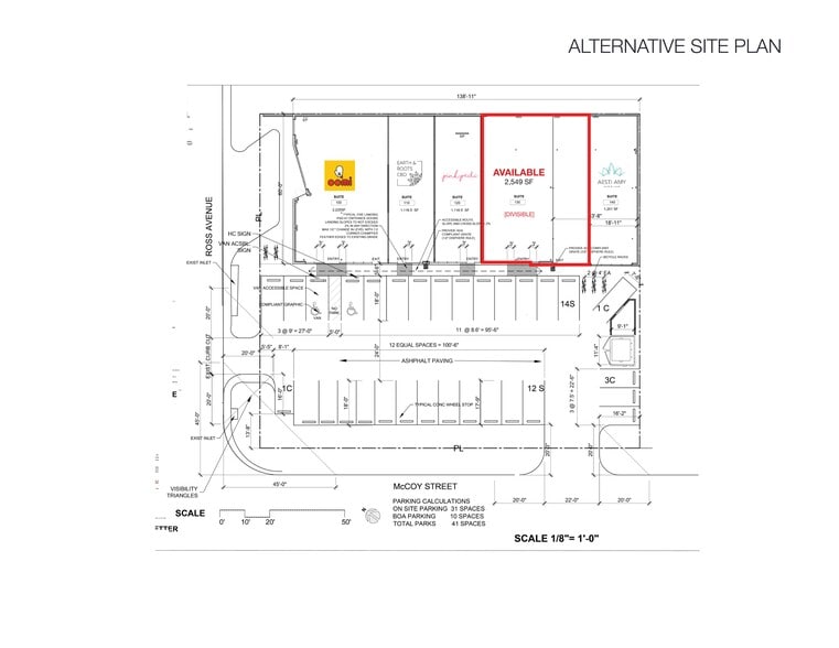 3510 Ross Ave, Dallas, TX for lease - Site Plan - Image 1 of 4