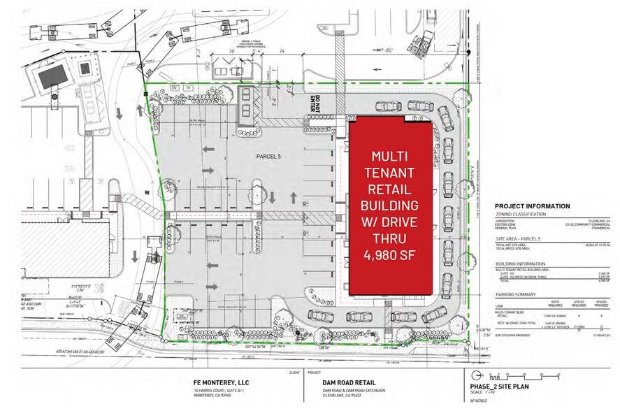 15885 Dam Road Ext, Clearlake, CA à louer - Plan de site - Image 3 de 4