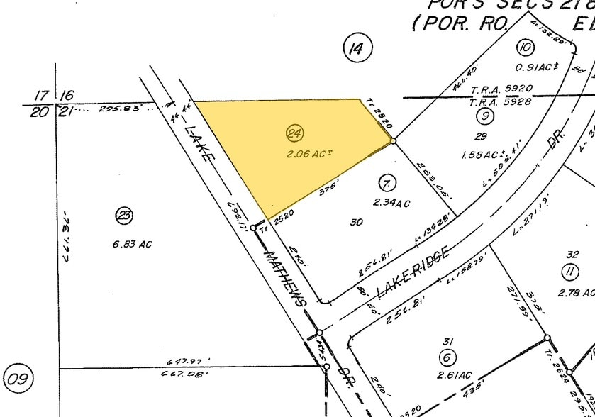 Lake Matthews Dr, Perris, CA for sale - Plat Map - Image 3 of 3