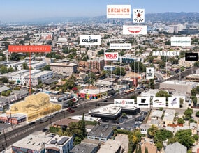 3814-3824 W Sunset Blvd, Los Angeles, CA - Aerial  map view