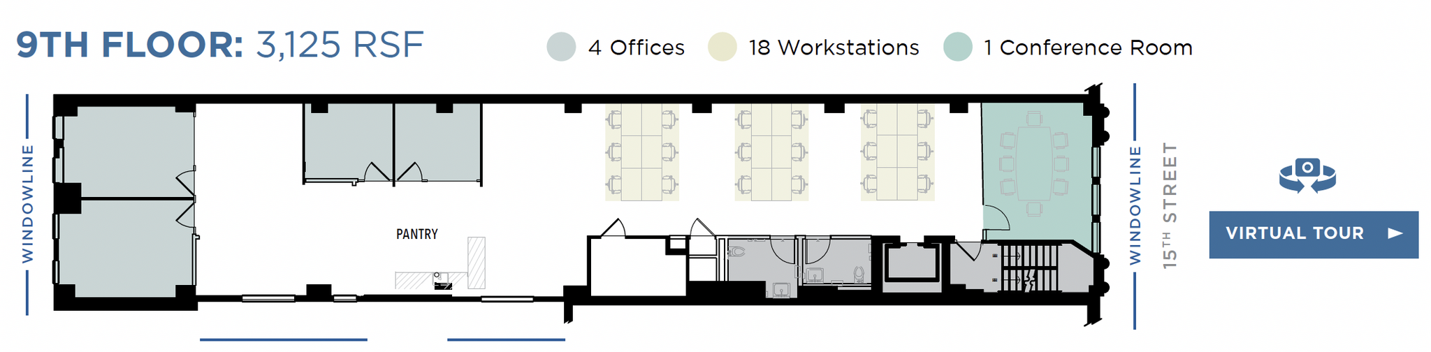 729 15th St NW, Washington, DC for sale Floor Plan- Image 1 of 1