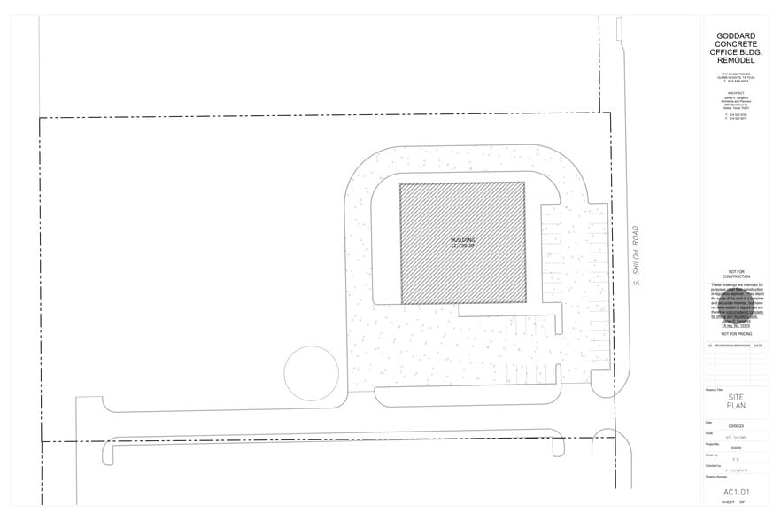 1849 Shiloh rd, Garland, TX for lease - Site Plan - Image 1 of 3