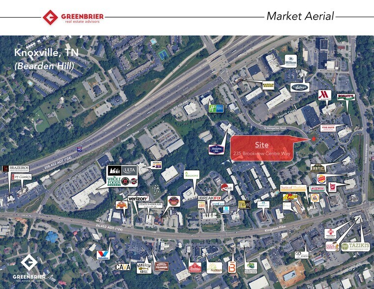 235 Brookview Centre way, Knoxville, TN for lease - Building Photo - Image 2 of 7