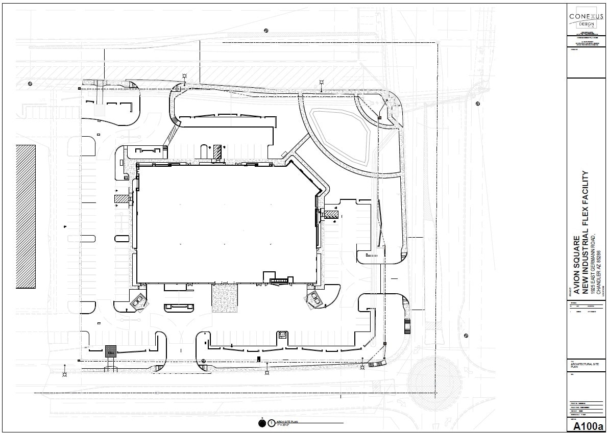 1925 E Germann Rd, Chandler, AZ à louer Plan de site- Image 1 de 1