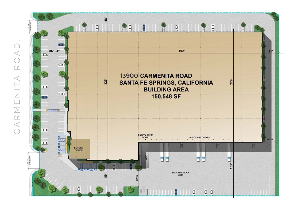 13900 Carmenita Rd, Santa Fe Springs, CA à vendre Plan de site- Image 1 de 1