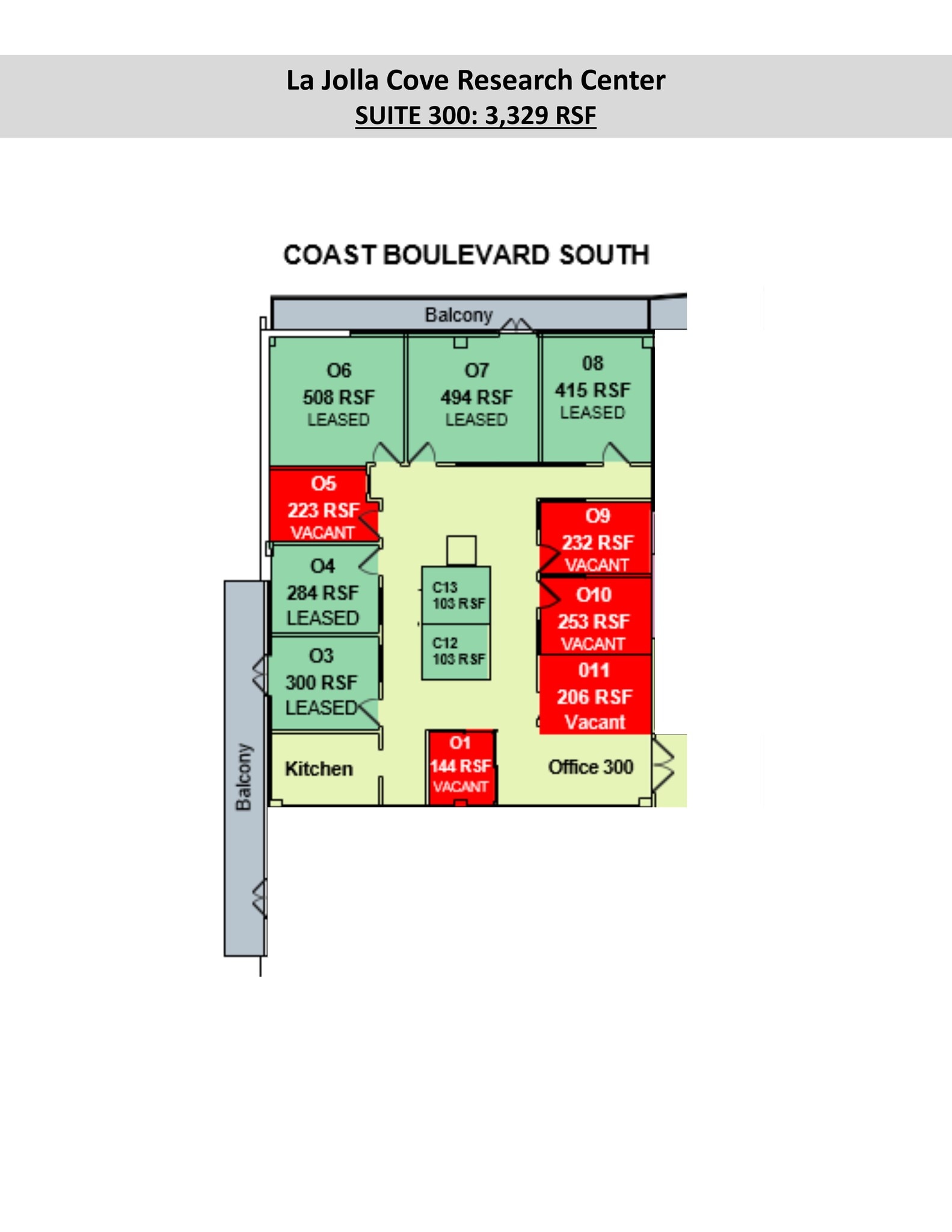 505 Coast Blvd S, La Jolla, CA for lease Site Plan- Image 1 of 1