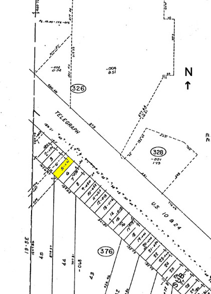 2053-2067 S Telegraph Rd, Bloomfield Hills, MI for sale - Plat Map - Image 1 of 1