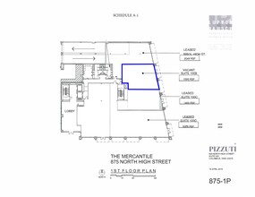 873-875 N High St, Columbus, OH à louer Plan de site- Image 1 de 1