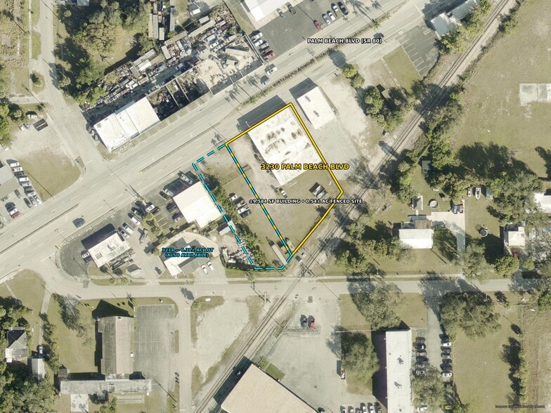 3230 Palm Beach Blvd, Fort Myers, FL for lease - Aerial - Image 1 of 8
