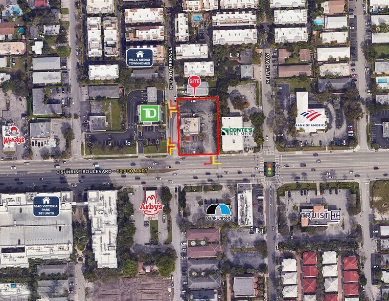 1725 E Sunrise Blvd, Fort Lauderdale, FL à louer - Photo du bâtiment - Image 3 de 3