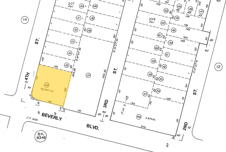 312-318 W Beverly Blvd, Montebello, CA for sale - Plat Map - Image 2 of 8