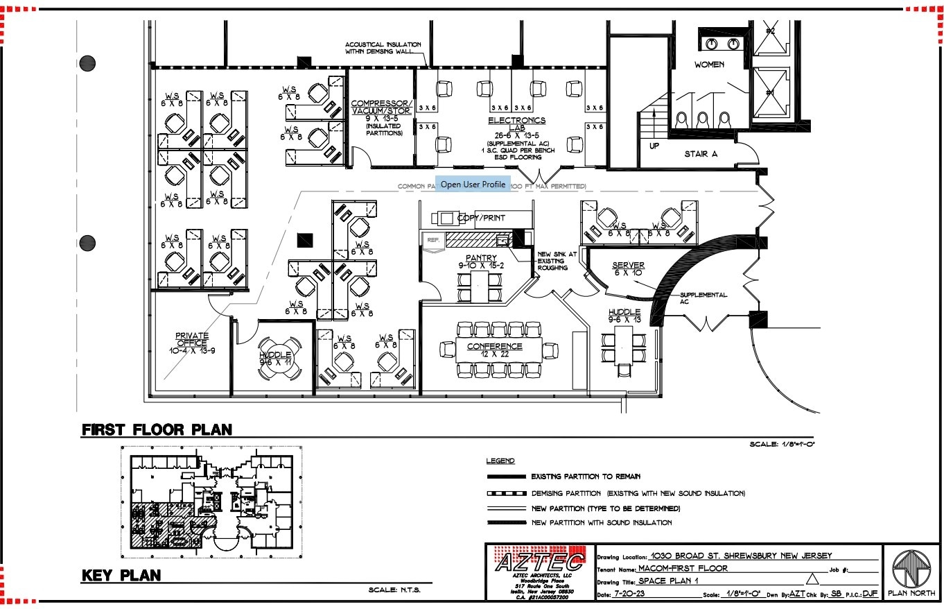 1030 Broad St, Shrewsbury, NJ for lease Floor Plan- Image 1 of 1